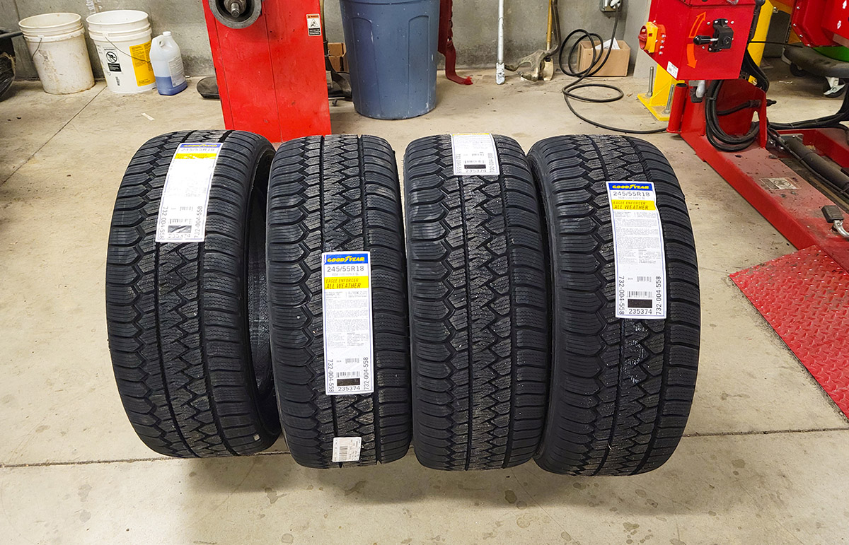 Equipping law enforcement vehicles with soybased tires